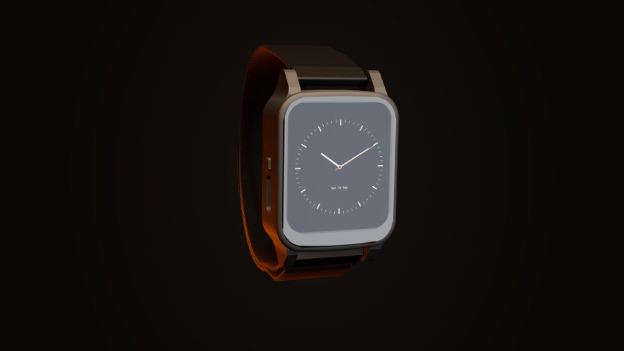 Render of EWatch from the front