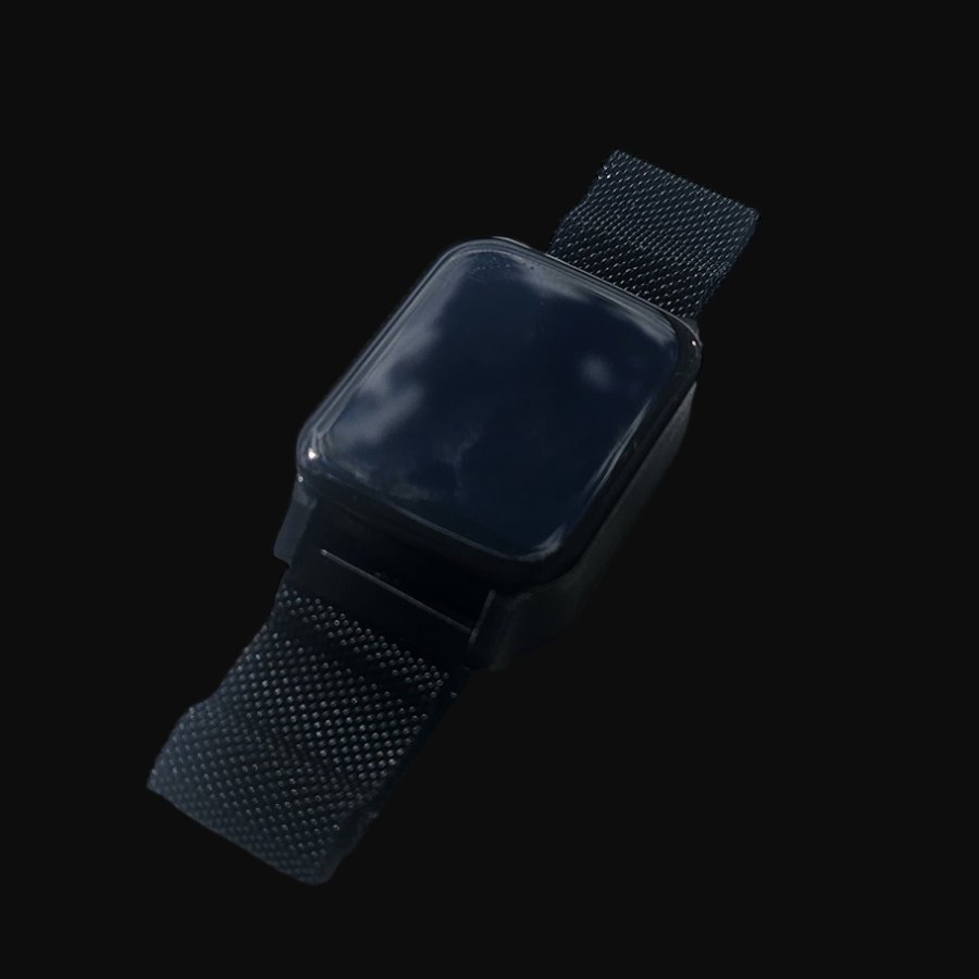 EWatch on its mesh strap