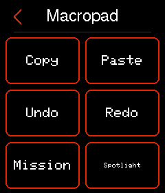 Macropad: shortcut keys for your computer