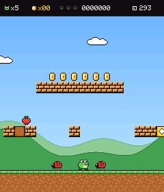 A Mario-style platformer
