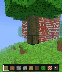 A Minecraft-style block world